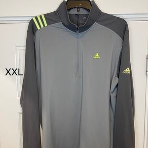 Adidas Quarter Zip Men’s/Unisex - XXL Long Sleeve -Grey